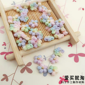 泰迪约克夏DIY配件 发夹青蛙夹 爱买就淘韩版 宠物mini泡芙花材料