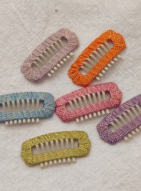 日本进口4mm木马MOKUBA细闪成品BB发夹小蝴蝶结包夹狗发夹