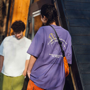 男T恤夏季 Halcyon 山系户外索罗娜凉感透气速干防晒涂鸦印花短袖