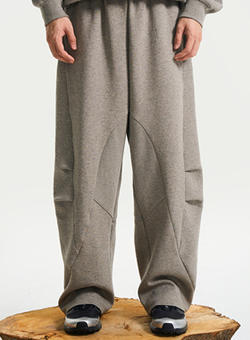 Halcyon 莱赛尔恒温空气层卫裤男秋冬保暖休闲宽松运动长裤