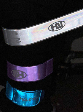 Halcyon 户外运动骑行3M反光绑带警示条手腕带束裤带绑腿带