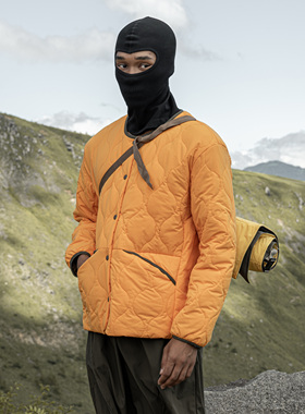 Halcyon 山系户外加厚葫芦绗缝保暖棉服内搭男秋冬外套