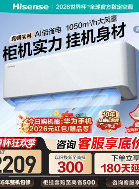 海信空调2匹挂机新一级能效变频节能冷暖家用客厅2匹大2p壁挂式