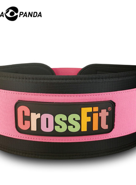 NinjaPanda尼龙健身护腰带CrossFit力量举重训练深蹲硬拉ROGUE女