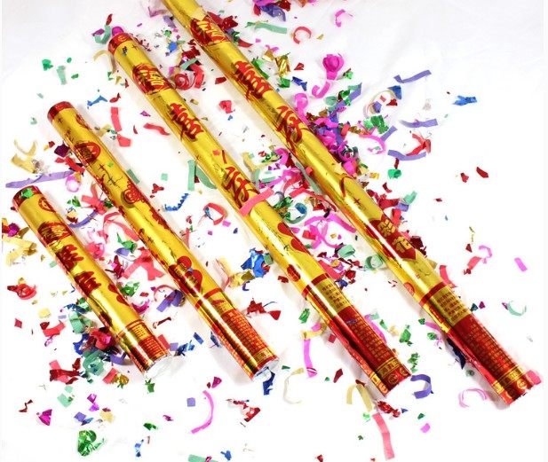 婚庆用品金色礼花 喜庆礼宾花 礼炮彩带礼花筒结婚礼花 开业礼花