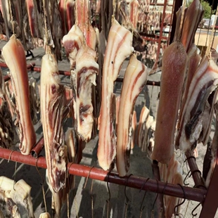 风干腌肉咸肉土猪肉农家腊肉安徽特产年货干货 正宗黑毛猪腊肉