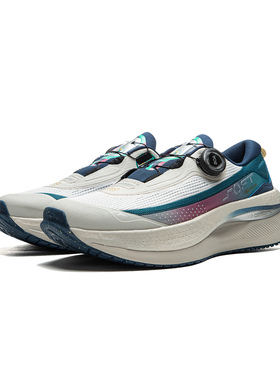 李宁正品2024新款男子轻量高回弹透气轻便耐磨时尚休闲鞋AGLU273