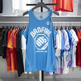 李宁正品反伍BADFIVE篮球系列男子经典透气圆领运动背心AAYU113-3