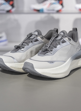 李宁正品SOFT GO MAX男女款轻量舒适运动低帮系带休闲鞋AGLU037-3