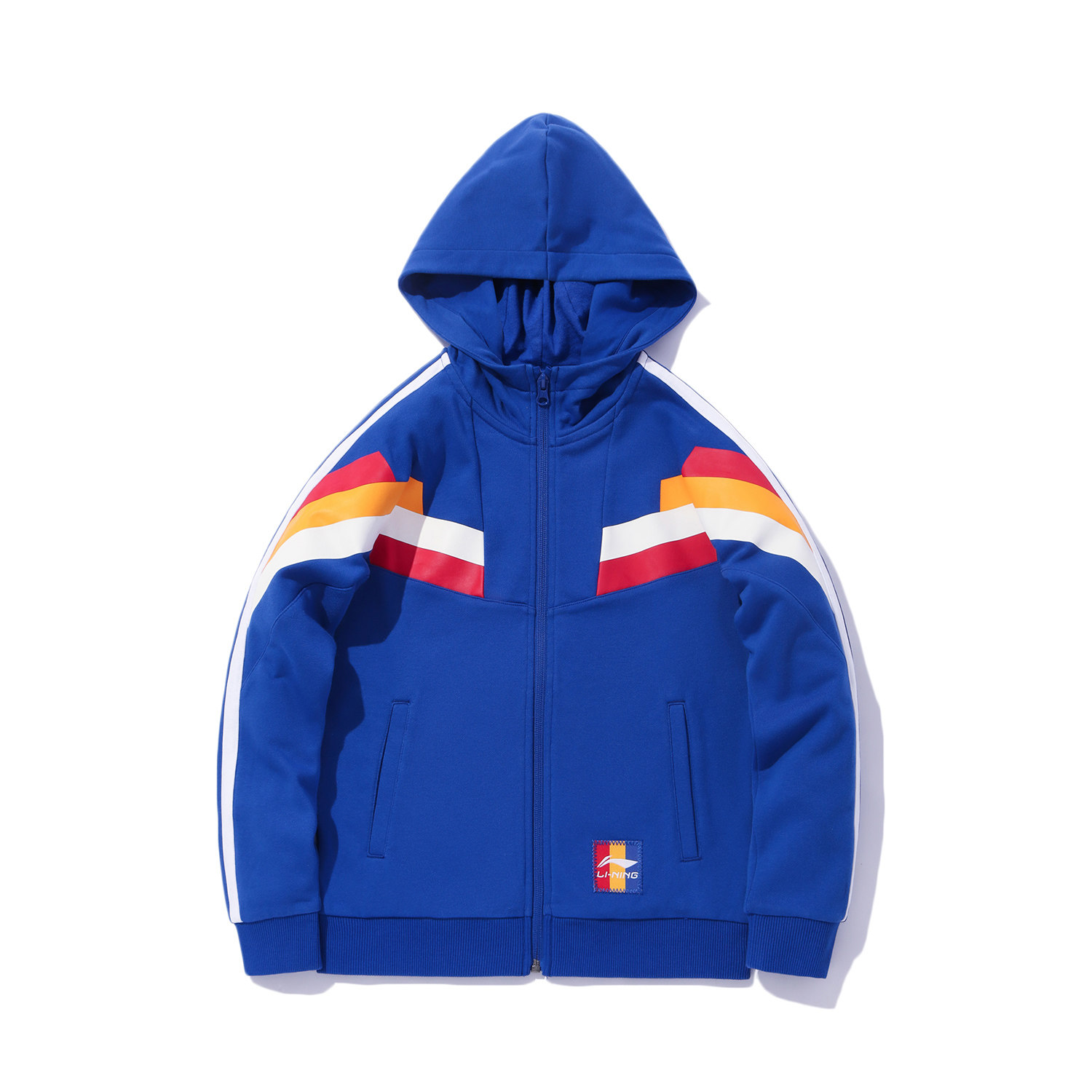 李宁正品卫衣男女小大童新款开衫长袖连帽休闲运动服外套YWDQ176