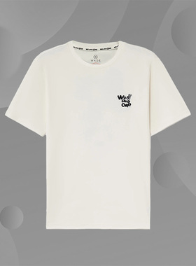 李宁正品新款男子韦德系列圆领舒适透气时尚短袖T恤文化衫AHSS031