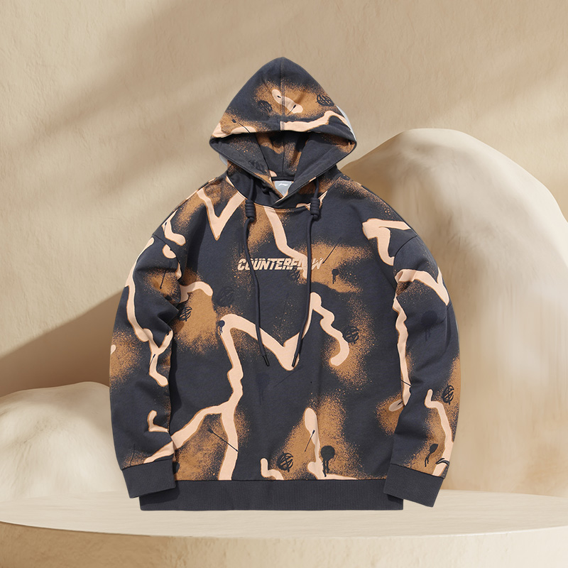 李宁华晨宇同款CF溯系列敦煌博物馆联名丝路探行秀款卫衣AWDQA33