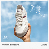 李宁新款 正品 天迹2女子复古经典 Lining 百搭运动休闲鞋 AGCU192