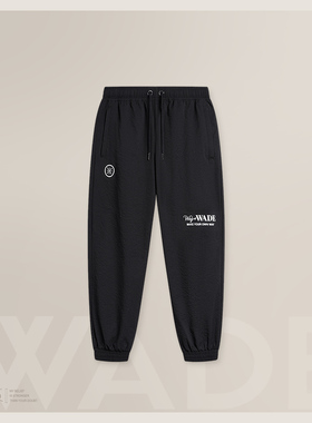 李宁正品新款韦德系列男子系带梭织束脚宽松九分休闲裤AKQU399