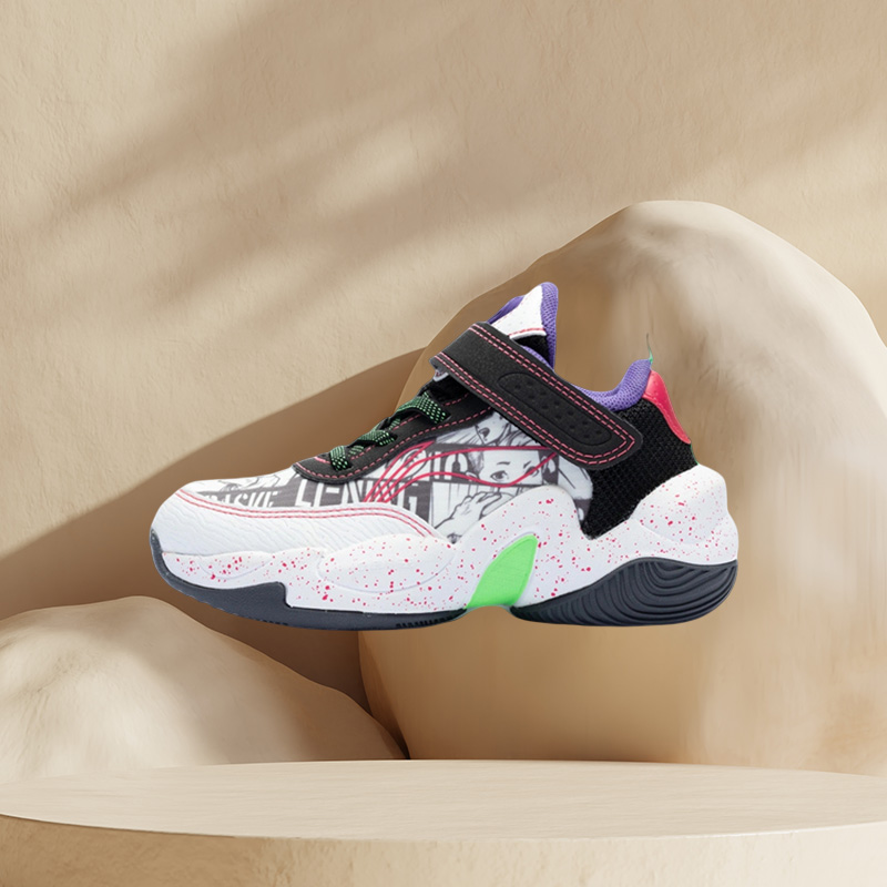 李宁童鞋秋冬男小童先锋减震回弹魔术贴运动休闲厚鞋 YKNR084