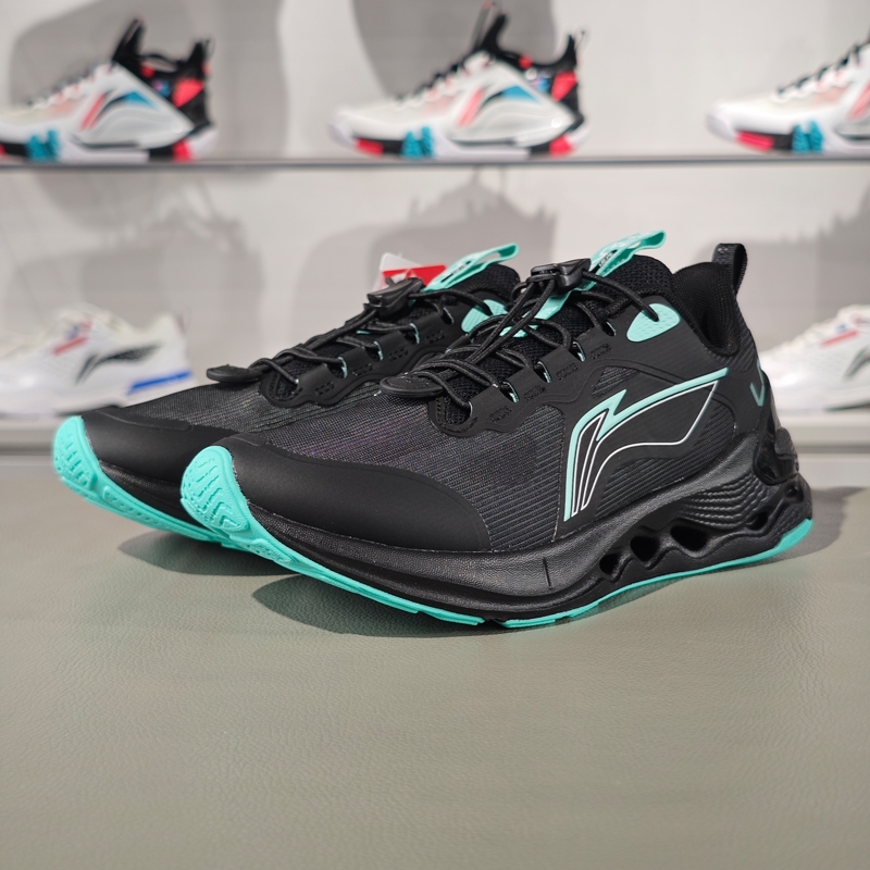 李宁正品女大童网面轻便跑步鞋