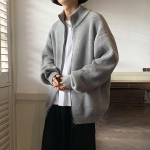 加厚男开衫毛衣慵懒风针织衫外套ks2200-P55加绒75图片