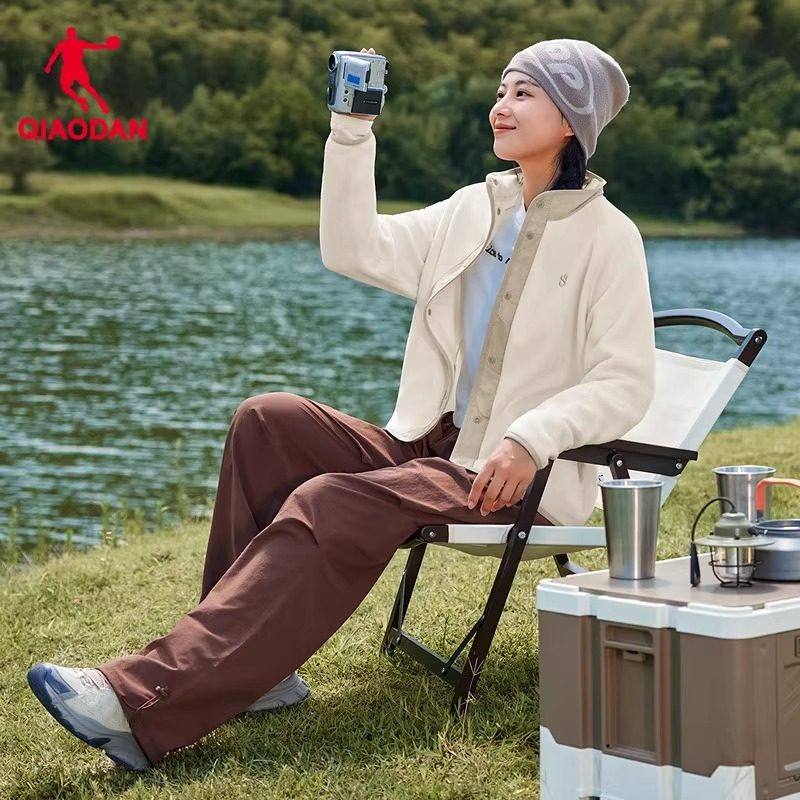 乔丹女摇粒绒外套2025冬季新款运动卫衣冲锋衣内胆上衣户外抓绒衣,户外/登山/野营/旅行用品,户外休闲衣,淘宝优惠券,粉丝福利购,淘宝优惠卷