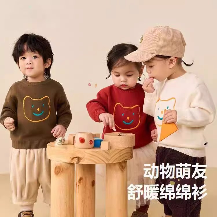 宝宝毛衣百搭款抗起球