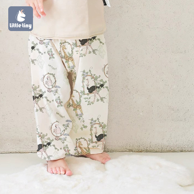 littletiny纱布透气防蚊裤