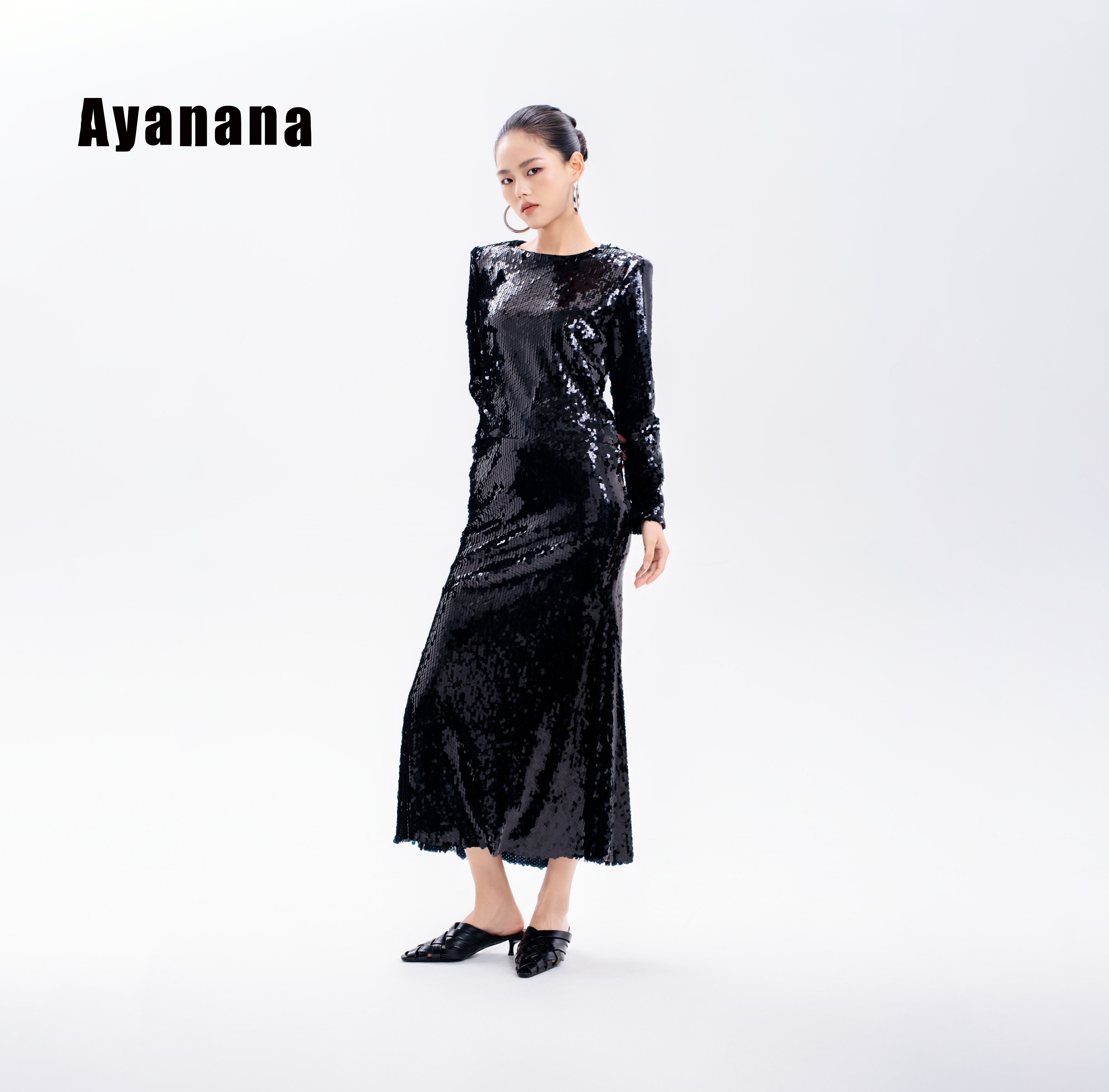 Ayanana2024春秋款长连衣裙