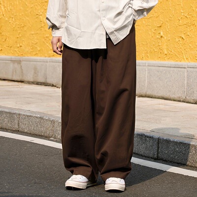 纯棉日系宽松工装裤男女中性风