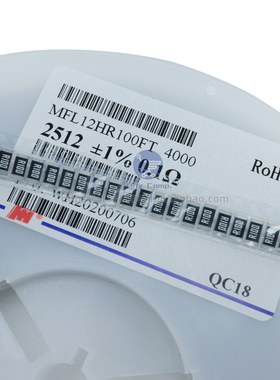 正品现货 2512贴片合金电阻0.1R 2W 1% MFL12HR100FT全新自家库存