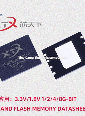 现货实拍 XTSDG08GWSIGA  贴片WSON8 NAND闪存存储容量 8Gbit