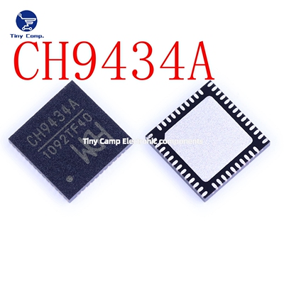 现货实拍 CH9434A QFN-48 SPI转四串口转接芯片单片机原装正品