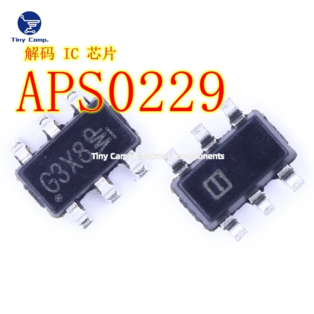 现货直拍 APS0229 SOT-23-6 丝印G3X8  母座协议解码IC认证芯片
