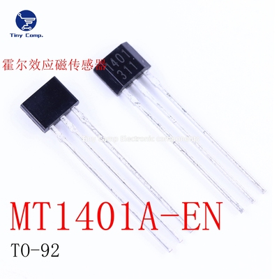 主营品牌 MT1401A-EN TO-92 霍尔效应磁传感器 IC 专业霍尔元件