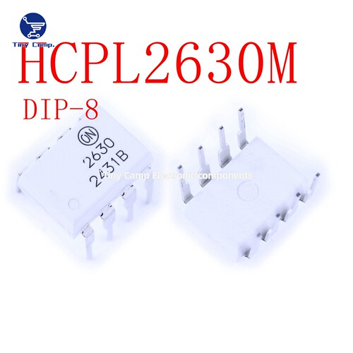 进口保障 HCPL2630M DIP-8 双通道高速逻辑门光电耦合器光耦