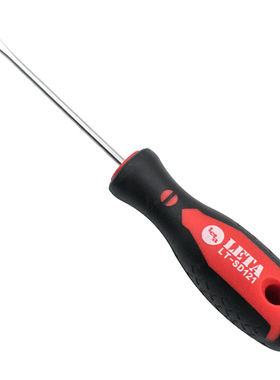 勒塔LETA螺丝刀小号一字平头3*75mm強磁性螺丝批起子改锥LT-SD121