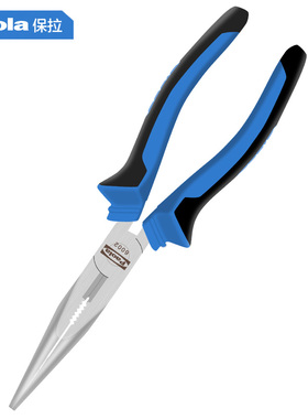 保拉 钳子尖嘴钳8英寸多功能尖口钳尖咀钳电工钳断线钳剪线钳6002