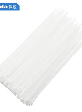 PAOLA/保拉 白色尼龙扎带 7461 2.5×300mm 100根 1包
