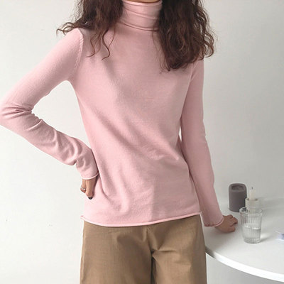 软糯舒适高领软糯打底衫针织衫