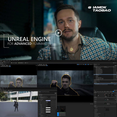 Unreal/Ai UE5电影大片场景特效镜头合成视频教程 中英文字幕