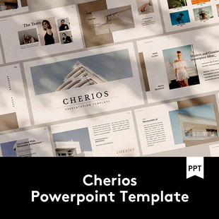 极简企业介绍女性服装摄影个人简历项目策划提案PPT设计素材模板