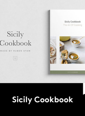 简约欧美风食谱菜单排版设计INDD画册美食食品介绍杂志ID素材模板