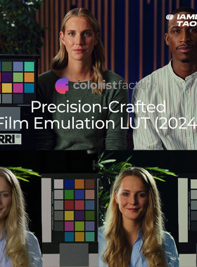 复古电影风格胶片模拟柯达Vision3 500T拍摄视频LUT调色预设