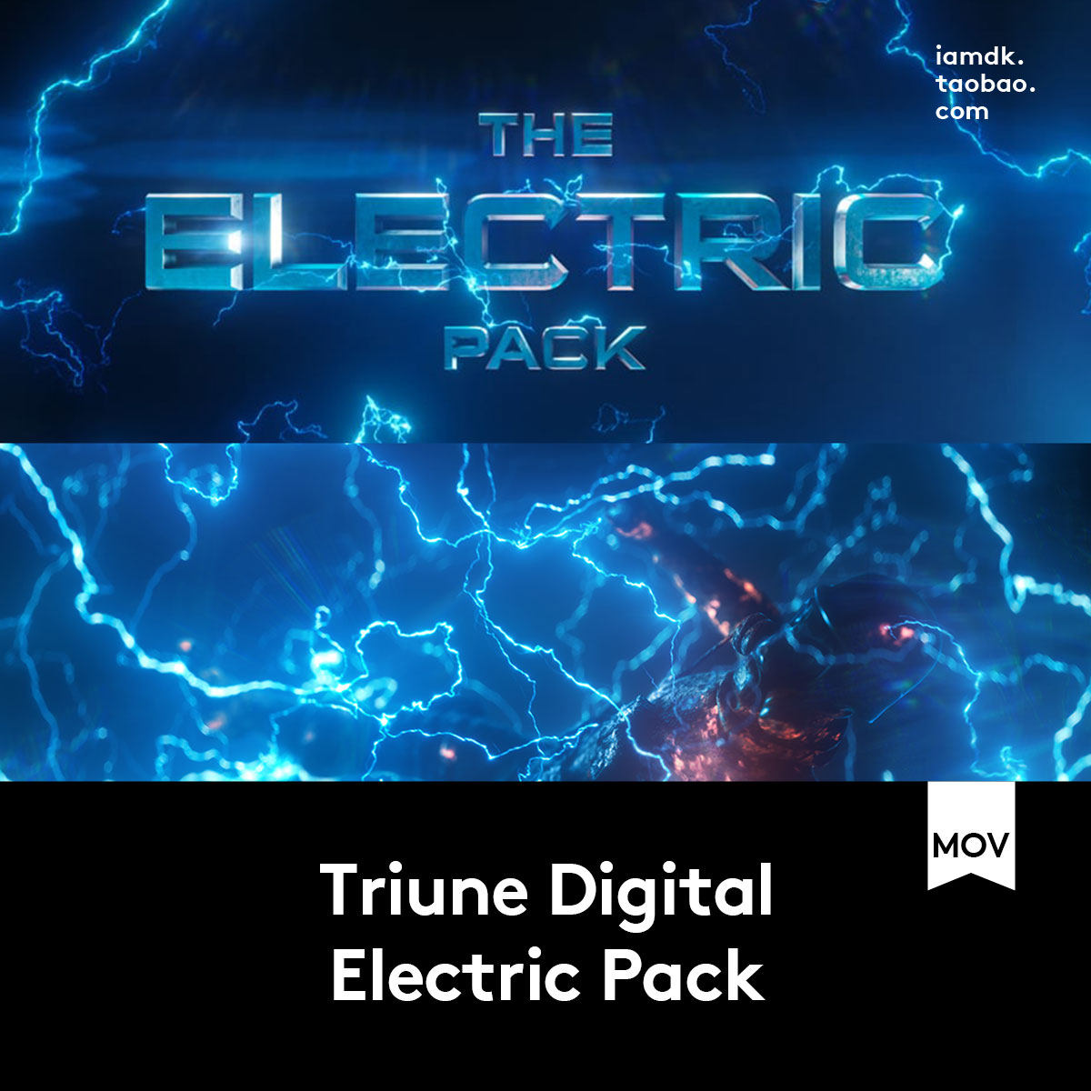 electric pack 262组电弧闪电能量魔法科幻特效合成4k视频素材