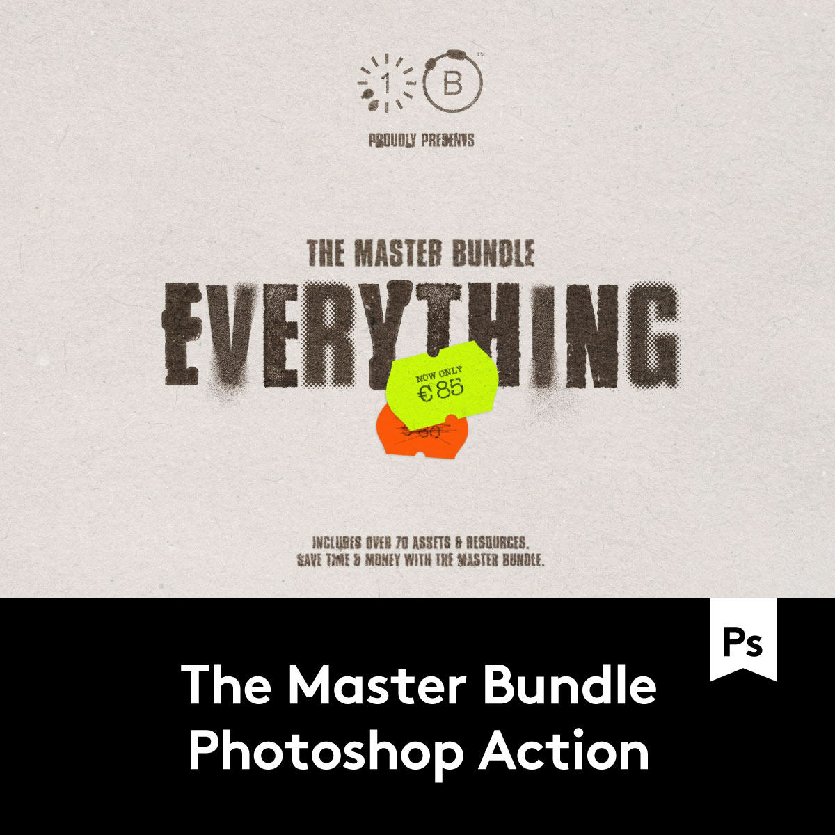 6套潮流文字图形半色调像素波点油墨印刷ps动作模板 a2020102902