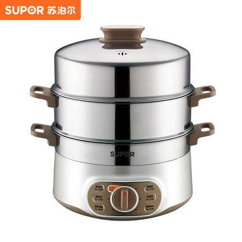 蒸锅，Supor/苏泊尔 ZN28YK807-150，三层底+不绣钢材质