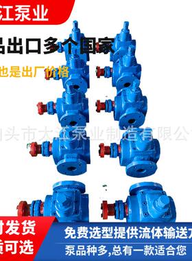 YCB-40/00.6圆弧齿轮泵 液压油泵 清油输送泵 低噪音齿轮油泵