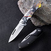 高硬度户外小刀锋利随身折叠刀便携水果刀不锈钢多功能防身瓜果刀