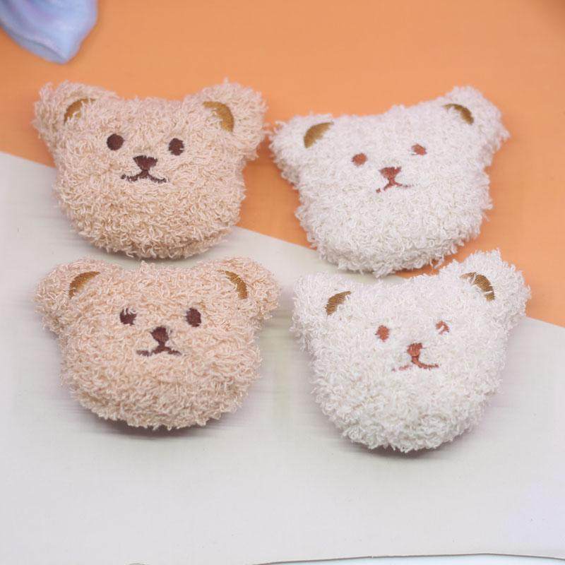 秋冬毛绒小熊头diy手工制作可爱胸针配件发夹发圈材料充棉公仔,饰品/流行首饰/时尚饰品新,其他DIY饰品配件,淘宝优惠券,粉丝福利购,淘宝优惠卷