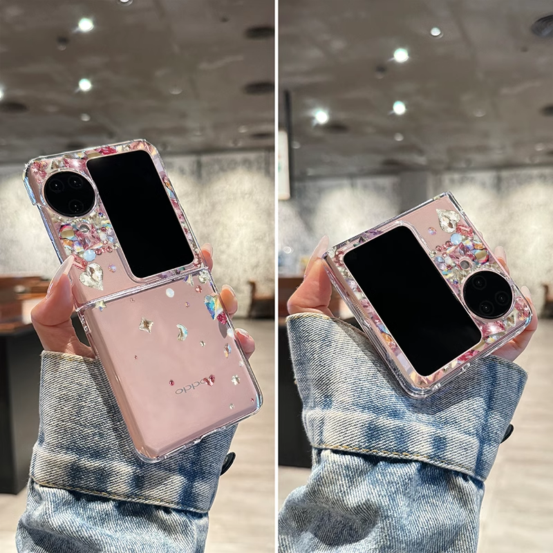适用OPPOfindn3flip手机壳新款N2flip钻石星星折叠屏保护套OPPO高级感时尚flip小众ins风创意防摔女款,3C数码配件,手机保护套/壳,淘宝优惠券,粉丝福利购,淘宝优惠卷
