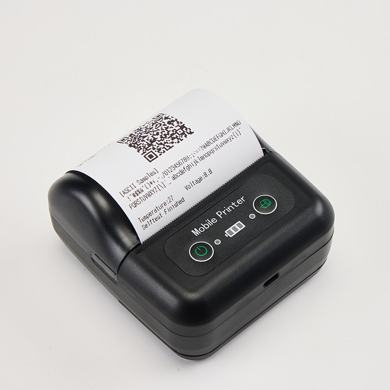 80mm指尖进销存七色米企云乐海销通分销宝爱快消可充电蓝牙打印机