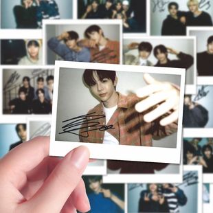 160张RIIZE拍立得贴纸kpop韩国高颜值男团周边装饰笔记本素材贴画