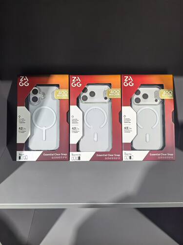 ZAGG晶透适用iphone17Promax手机壳高级全包透明苹果16pro保护壳MagSafe无线磁吸防摔壳简约防摔防滑